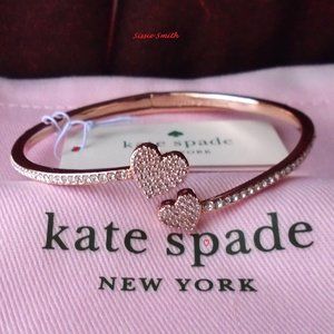 ♠️ Kate Spade ♠️️ "Yours Truly" Pave Open Hinge Cuff